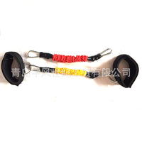 Taekwondo Leg Training Resistance Bands Set for High Kicks, Side Steps, and Basketball Leg Strength