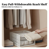 Stackable Shelf Insert Freestanding Stackable Expandable Rack Adjustable