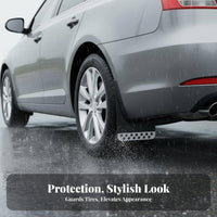 2 Pieces Car Mud Flap Waterproof Mud Flaps Weather Resistant Vehicle Mudguard for Rainy Days