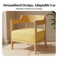 Natural Wood Look Curved spine Chair and circular table Set Modern design Cafe Furniture Minimalist Aesthetic Ergonomic Design for Restaurant Managers, Business Owners, Apartment Dwellers, Coffee Shop, Reception Area, Tea House, morning dining area