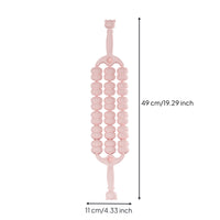 Textured Bear Handle Massage Roller Non-Slip Grip Curved Body Massage Roller Flexible Wellness Aid Easy to Use