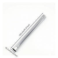 Stainless Steel Chimney Pipe Straight Heating Pipe Long-Lasting Stovepipe Easy to Install for Furnace