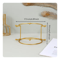 Metal Tiara Showcase Stand Elegant Design Tiara Display Stand Space-Saving Bridal Headdress Rack for Livestreaming