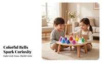 8 Pieces Educational 8 Note Hand Bell Set Interactive Play Children's Plaything