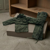 1/6 Scale Doll Outfit Dark Green Doll Workwear Set Long Sleeve Work Jacket and Pants Set
