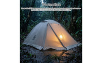 UPF50+ Double-Layer Tent Windproof Dome Tent Rainproof Outdoor Shelter Sunsun-Protective for Camping