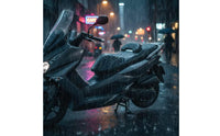 Motorcycle Seat Cushion Assembly Comfortable Replacement Seat Assembly Shock-Absorbing Soft for Commuters, Daily Commuting