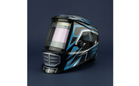 Auto-Darkening Metalworking Helmet /IR Protection Metalworking Helmet with Sensors Hands Complete-Coverage Guard for Welders