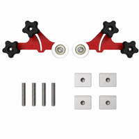 Carpentry Guide with Rollers Smooth Positioning Fixture Easy to Use Hardware for Woodworkers, Table Woodcutting Machinery