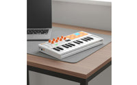 Backlit Pads RGB Pad Controller Keyboard Rechargeable Battery Portable Wireless MIDI Keyboard App Control Bluetooth Midi Controller for DJs, Producers, Beginners, Travel, Live Performance, Studio