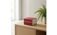 Watch Box with Cushion Faux Leather Single Watch Box Storage Rigid Compact for Retail Display