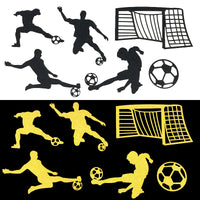 World Cup Soccer Player and Goal Cake Topper Set - 6 Pieces
