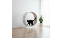 Anti Pinch Foot Design Indoor Feline Running Wheel Sturdy Base Feline Exercise Wheel Silent Operation for Home