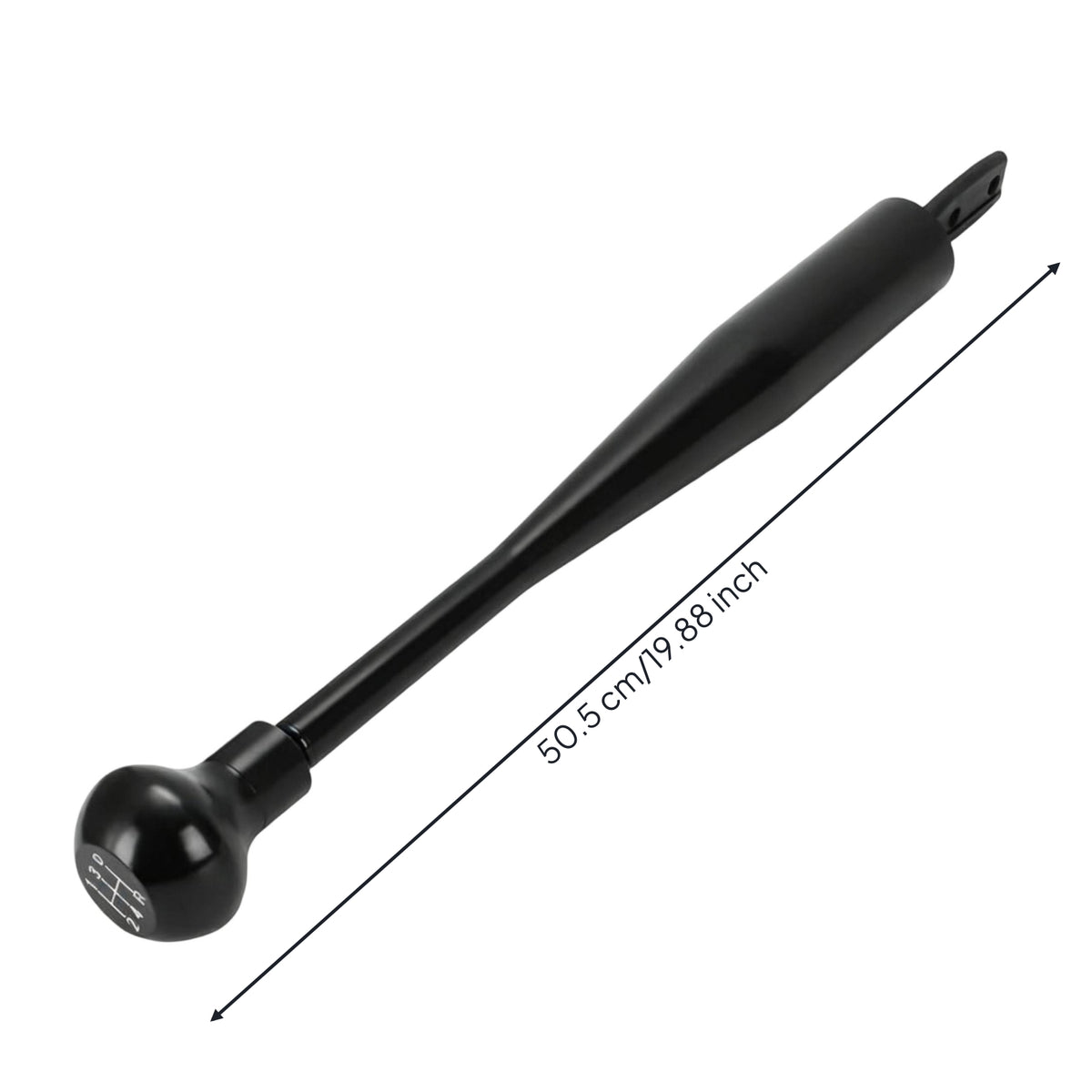 Gear Selector Lever Assembly Manual Gear Selector Lever with Knob Car Part Tapered Aluminum for Drivers