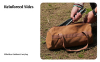 Tent Stake Bag Large Capacity Camping Tool Pouch Portable Canvas Peg Bag for Backpackers, Handymen, Campsite, Hiking, Picnic