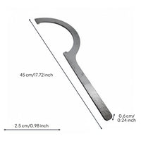 Tote Lid Wrench Heavy Duty Ton Barrel Lid Opener Labor Saving Water Tank Cap Spanner for Warehouse, Factory, Farm