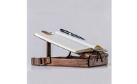 Writer's Carrier Box Multi-Functional Portable Writing Desk Bag Vintage Style Wooden Designer for Artists