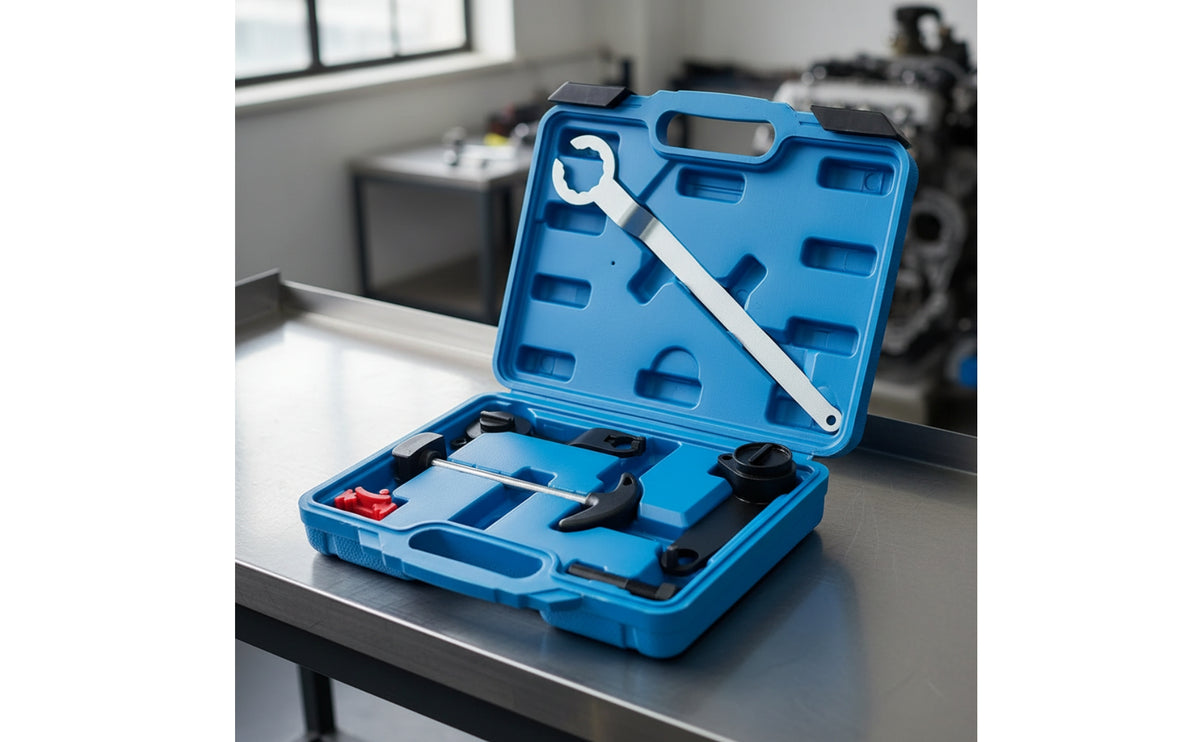6 Pieces EA211 Timing Tool Compatible Engine Timing Tool Kit with Carrying Case Reliable Hand Tools for Mechanics