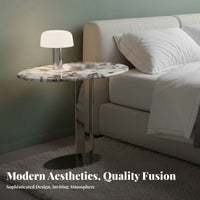 Italian design Oval Pedestal Table Minimalist Design Home Furnishing Designer Look Household Furniture adaptable Use for Interior Designers, Decorators, Apartment Dwellers, Living Room, Sofa Side, perusing corner, Reception Area