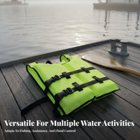 Grown-up Flotation Vest Portable Fishing Buoyancy Vest Watersports Flotation Vest Lightweight Indivi Double Flotation Device
