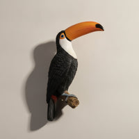Sculpted Bird Wall Art Nature-Inspired Wall Decor with Bird Lightweight Handpainted for Hallway