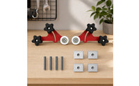 Carpentry Guide with Rollers Smooth Positioning Fixture Easy to Use Hardware for Woodworkers, Table Woodcutting Machinery