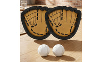 2 Pieces Outdoor Self-Stick Toss and Catch Paddle Game Set Long-Lasting Toss and Catch Paddle Set Sturdy Toy Portable for Family