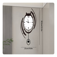 Modern Nordic Wall Timepiece Decorative Nordic Wall Timepiece Battery Powered