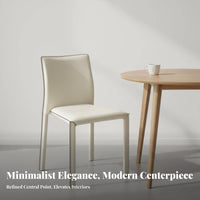 Space-Saving Stackable Saddle Chair Minimalist Aesthetic Padded Guest Chair Light Luxury Upholstered Seating Ergonomic Design for Apartment Dwellers, paleice Managers, Small Spaces, Dining Room, Restaurant, Waiting Area