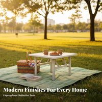 Foldable Design Square Folding Table Space-Saving Square Card Table Multipurpose Portable Furniture Easy to Use for Street Vendors, Event Organizers, Dorm Room, Small Areas, Market Stall, Outdoor