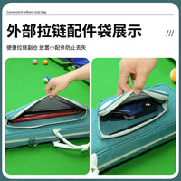 Large Capacity Billiard Cue Bag Multi-Functional Split Cue Bag Handheld Backpack Storage Bag Portable Nine-Ball Cue Bag