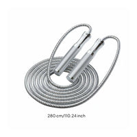 Steel Wire Jump Rope Steel Wire Skipping Rope Non-Slip Grip for Adults, Gym