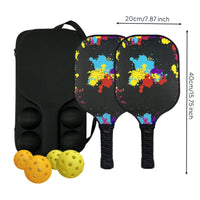 Cushioned Grip Carbon Fiber Pickleball Paddle Safeguard Border Guard Honeycomb Center Pickleball Paddle for Beginners