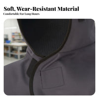 Retardant Welder's Head Cover Material Welder's Head Cover Customizable Fit Welder's Head and Shoulder Cover for Welders, Industrial Workers
