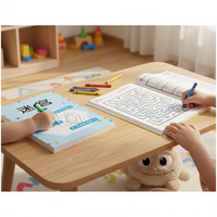 Maze Game Book for Kids, Brain Development, Focus Training, Patience, and Intelligence Enhancement, ADHD Friendly