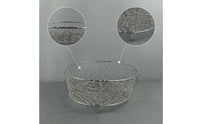 Drain Basket Resistant Stainless Steel Basket Airy Countertop Storage Organizer for Home Cooks, Kitchen