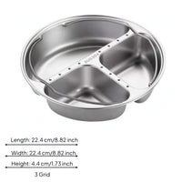 Integrated Lifting Handle Rice Cooker Steam Tray Raised Rim Stainless Steel Steam Tray Polished Silver Rice Cooker Steamer Insert Odorless