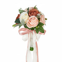 Romantic Waterfall Teardrop Floral Arrangement Elegant Design Blossom Bridal Floral Arrangement Handmade Fake Flower Arrangement Reusable for Bridesmaid