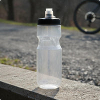 Transparent Cycling Water Bottle PP Plastic Bike Bottle Easy to Clean for Cyclists, Outdoor, Sports