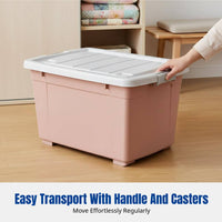 Transparent Plastic Storage Box, Oversized, Thickened, for Clothes, Quilts, Car Trunk, Home Organizer
