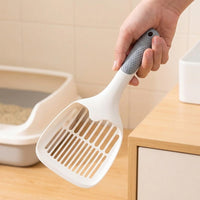 Cat Waste Sifter with Fine Mesh Holes, Large Size Square Sifter for Multi-Cat Homes, Tool for Rapid Pan Maintenance