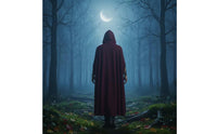 Long Hooded Cloak Asymmetrical Cloak with Hood Draped Cape with Hood Textured for Cosplayers, Actors, Cosplay, Halloween, Theater, Photoshoots