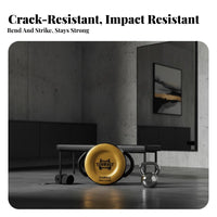 Shock Absorbent Round Punch Pad Multi-Layer Padding Handheld Training Pad Secure Grip Boxing Strike Target Reinforced Handles for Children, Adults, Beginners, Gym