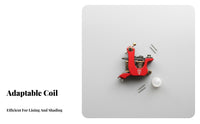 mid-range Frequency Coil Machine high-grade Liner and Shader Tool long-lasting Frame Easy to Operate for Beginners