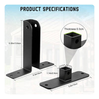 Adjustable Pergola Roof Bracket Rust Resistant Roof Post Support Bracket Easy Installation