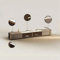 TV Cabinet Contemporary Television Stand Low-Profile TV Stand for Living Room