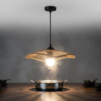 Rustic Charm Woven Paper Rope Lampshade Hollow-out Design Paper Rope Light Shade Easy Installation Imitation Rattan Lamp Cover Minimalist for Restaurant
