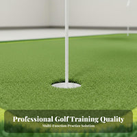Adjustable Slope Putting Green Wear-Resistant Adjustable Slope Putting Mat Sturdy Golf Practice Mat for Golfers, Professionals, Outdoor, Home, Office