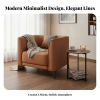 Modern Design Barrel Chair Full rearrest Accent Armchair Sturdy Frame Lounge Seating Ergonomic Shape for Business Owners, Interior Designers, Reception Area, Hotel Lobby, Small Spaces, Living Room