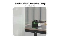 Single-Button Operation Cross Line Level Lightweight Mini Cross Line Multipurpose for Homeowners, Home Improvement, Picture Hanging